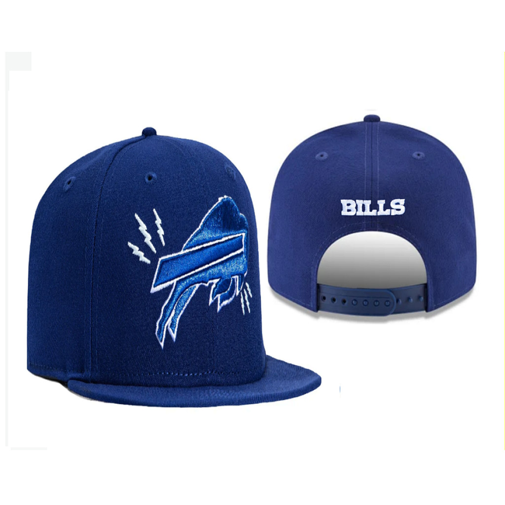 Mũ snapback unisex có thể điều chỉnh, thêu logo đội NFL yêu thích như Steelers, Raiders và Eagles