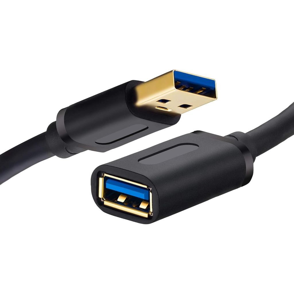 Cáp Nối Dài Tan QY USB 3.0 3Ft, Dây Mở Rộng Tốc Độ Cao USB 3.0 Loại A Nam Đến Nữ Cho PlayStation, Xb