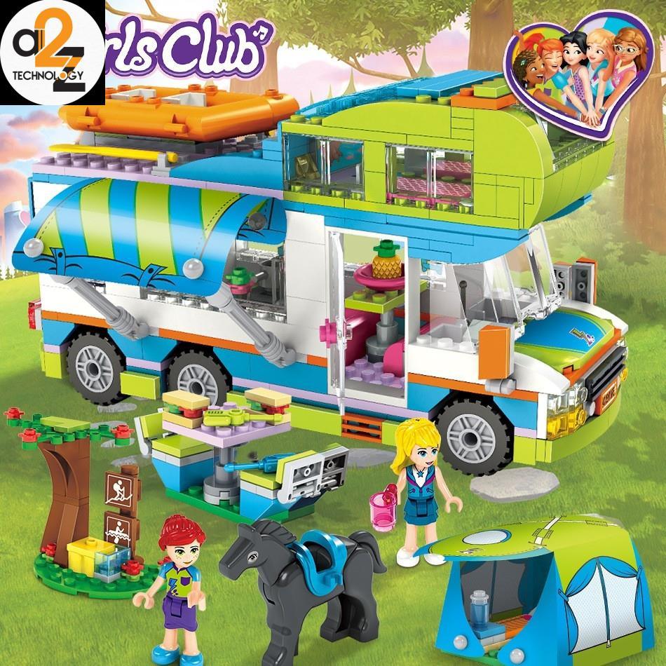[CÔNG NGHỆ A2Z] Khối xây dựng dòng Friends Heart Lake City Girls Club Tương thích Legoings Gạch Bánh