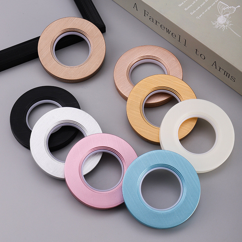 Rèm La Mã Đục Lỗ Nhẫn 76 Chải Trang Trí Nhà Cửa Nghệ Thuật Rèm Vòng Tắt Tiếng Màn Đục Lỗ Nhẫn La Mã 