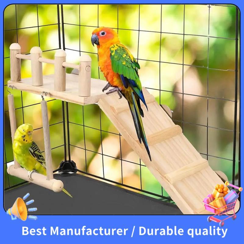Vẹt Lồng Võng Xoay Cockatiel Lồng Võng Xoay Đồ Chơi Gỗ Đứng Nhánh Cockatiel Võng Xoay Đồ Chơi Lồng C