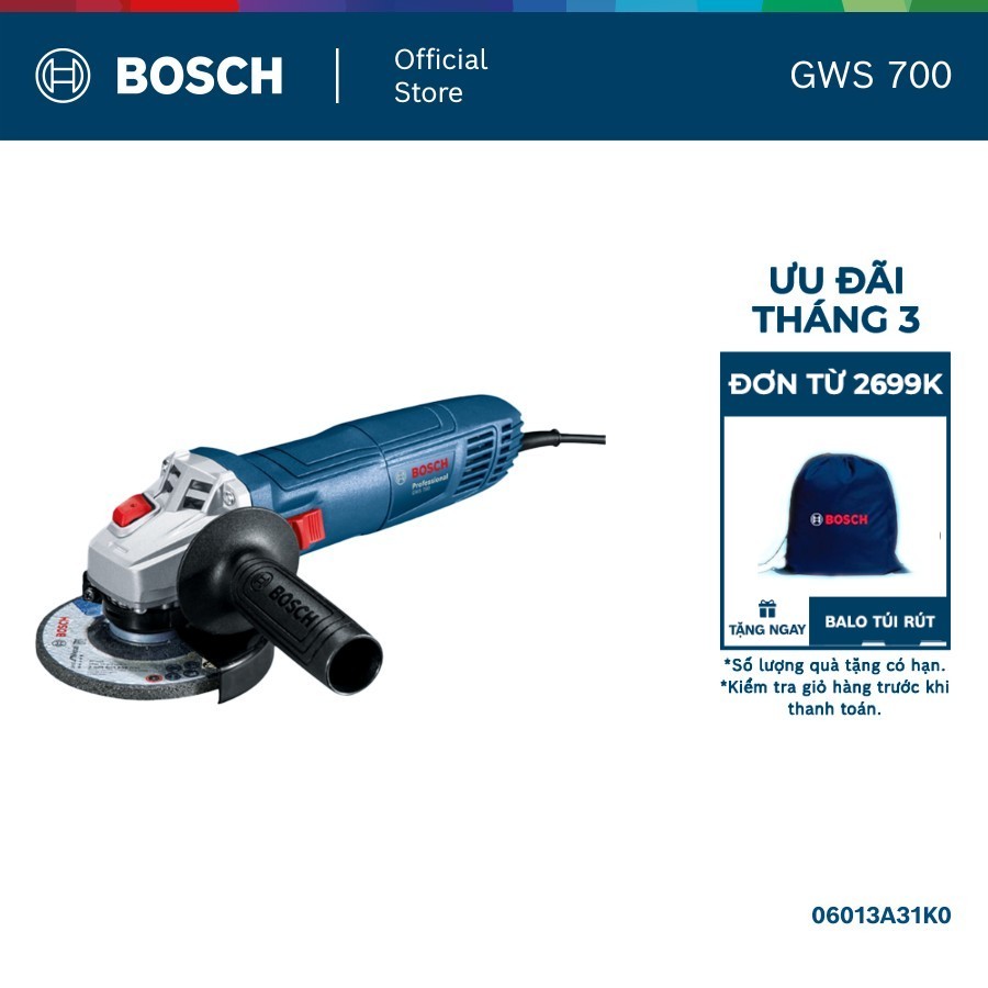 Máy mài góc GWS 700 BOSCH công suất 710W