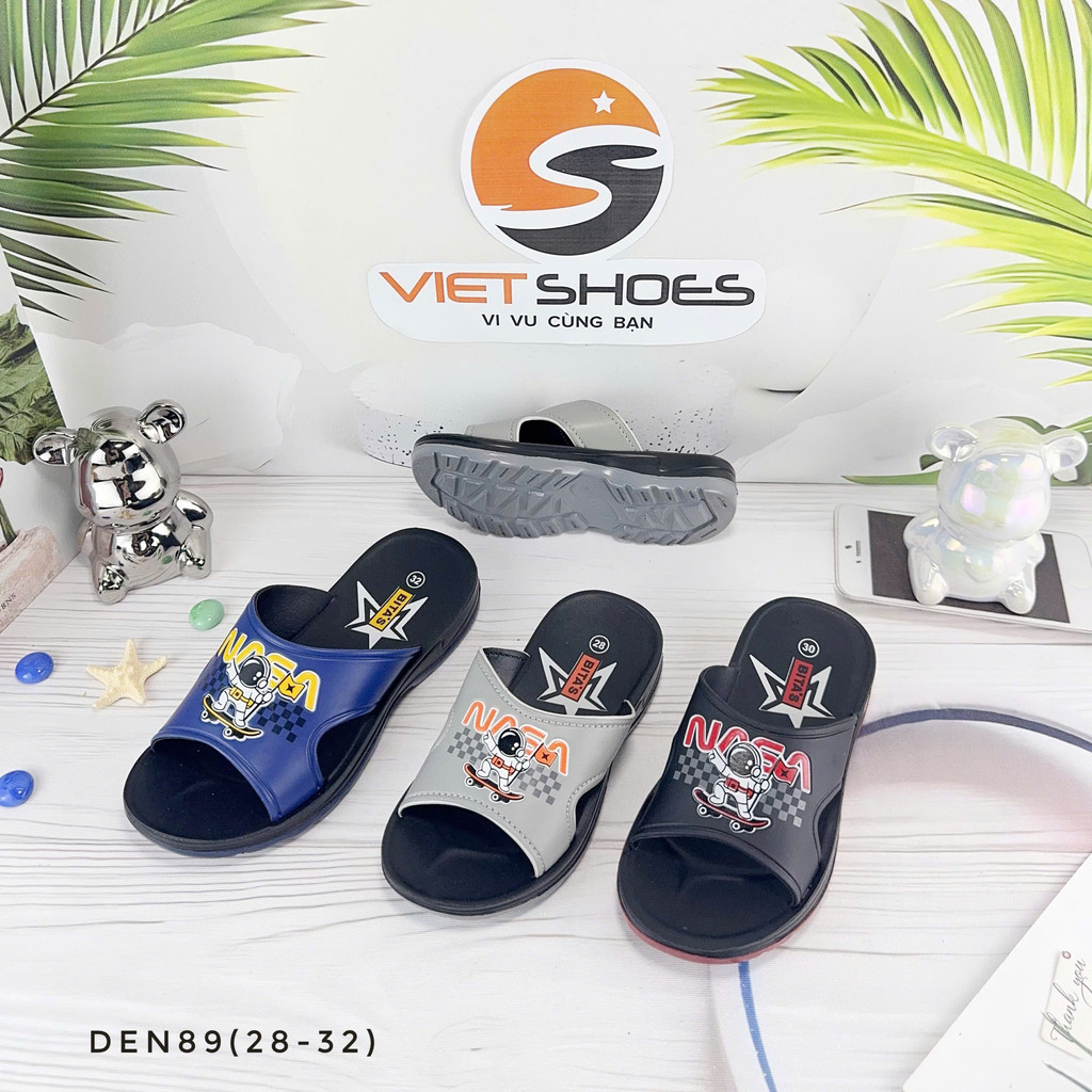 DÉP LÊ QUAI NGANG BÉ TRAI BITAS CHÍNH HÃNG ẢNH SHOP TỰ CHỤP 100% DEN89