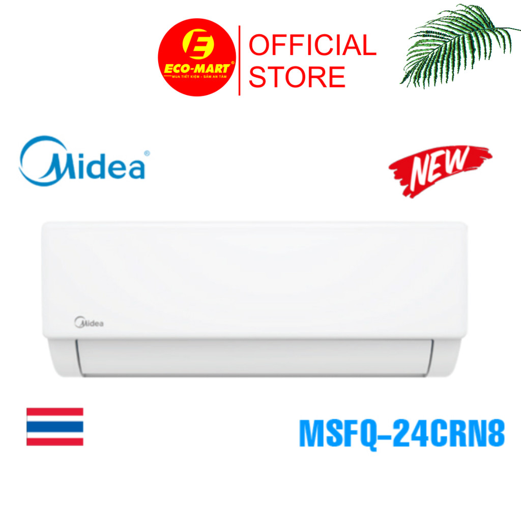 Điều hòa Midea 1 chiều 24000BTU MSFQ-24CRN8 có lắp đặt