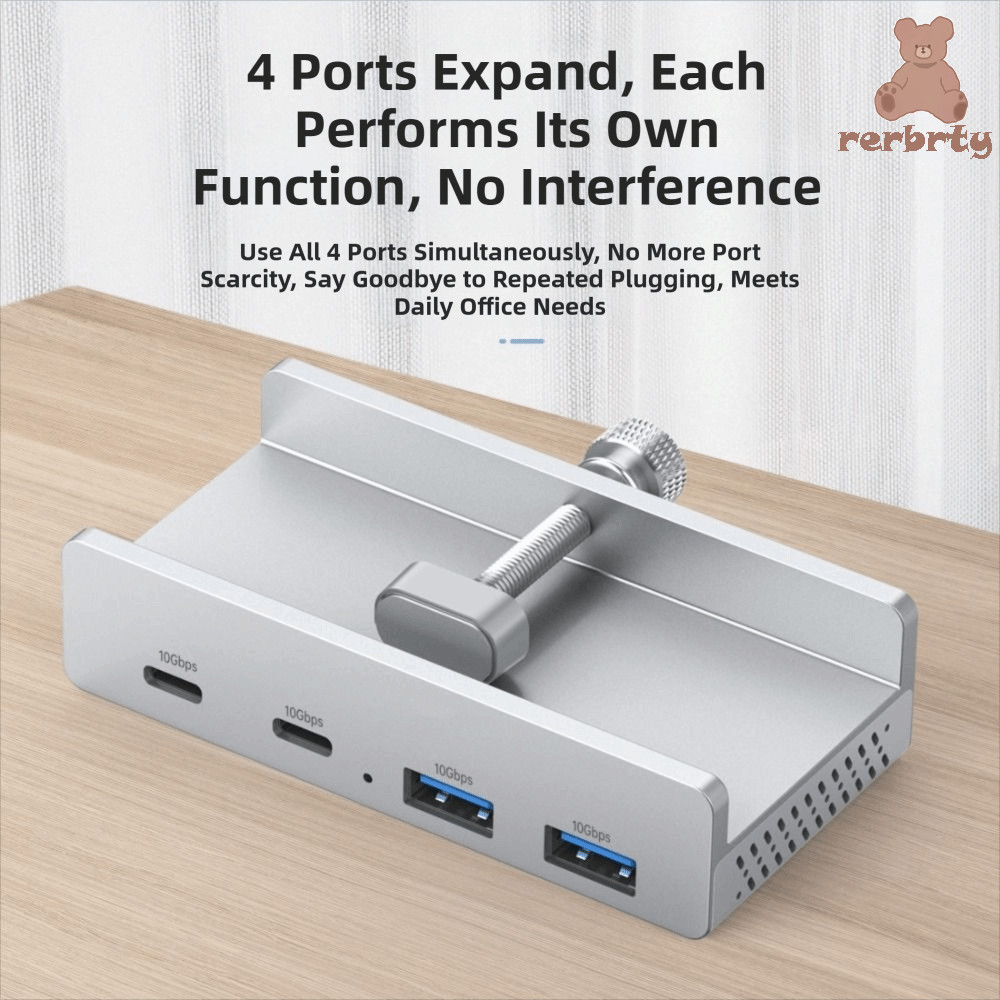 Kẹp HUB USB RERBRTY, Bộ chuyển đổi bộ chia USB USB 3.2 / 3.0 / 2.0 5Gbps, Bộ nguồn đa cổng Phụ kiện 
