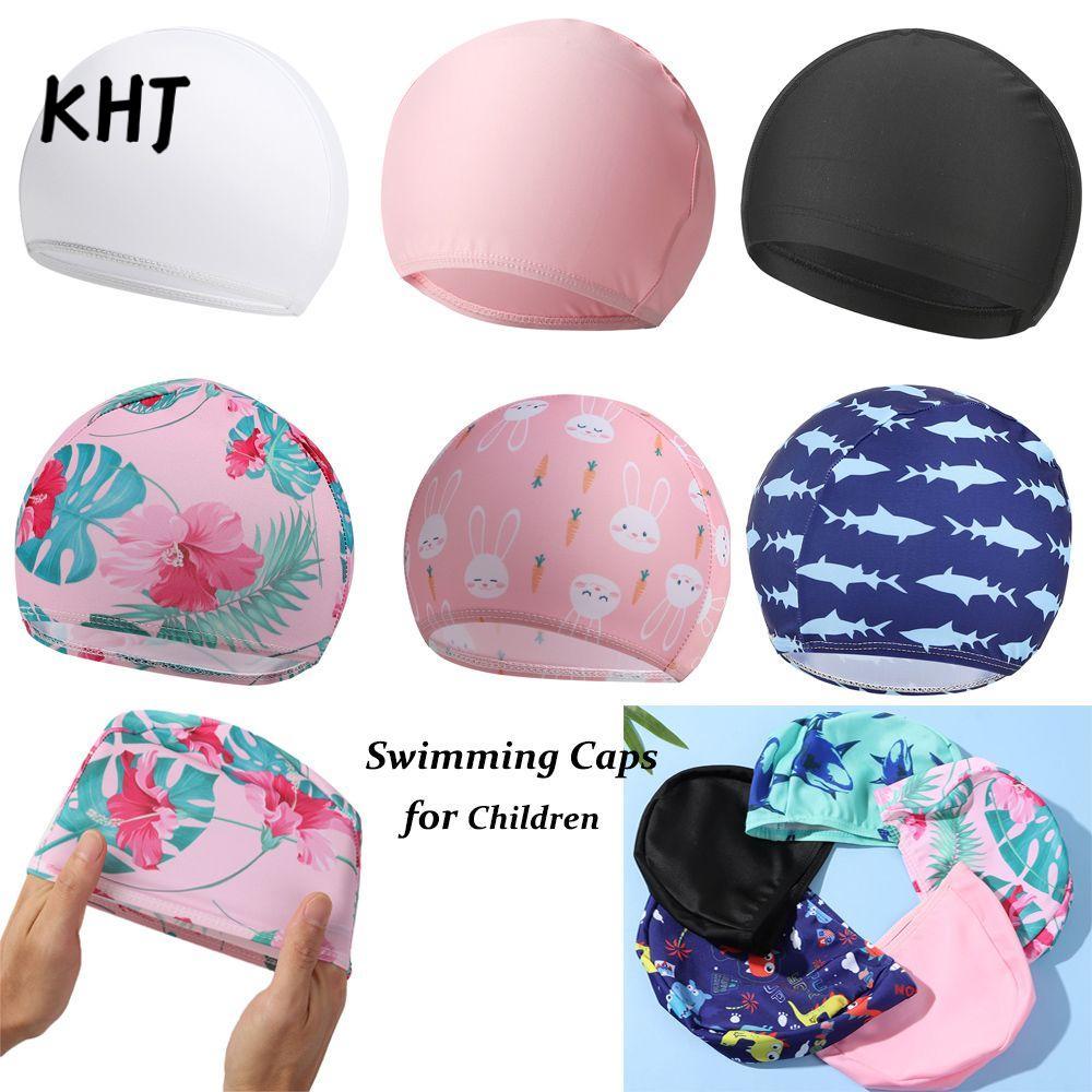 KHJ Bể Bơi Mũ Cá Mập Cá Sấu Bé Trai Bé Gái Hoạt Hình Mũ Tắm