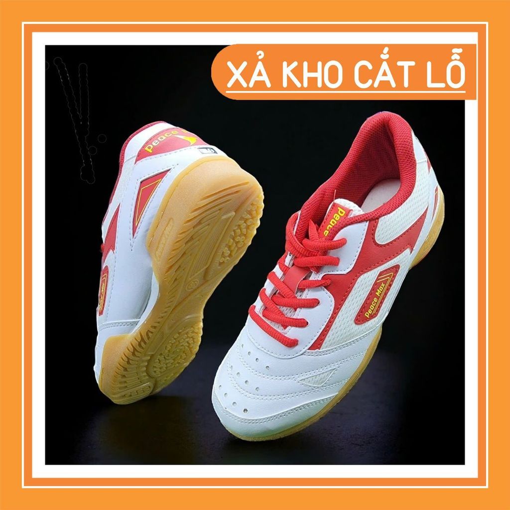 Giày Asia, Peace Max - Giày Cầu Lông, Bóng Chuyền, Bóng Bàn,Đế Kép EVA Thoáng Khí Khâu Đế Chống Trơn