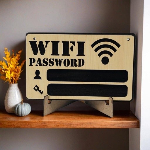 - Biển gỗ wifi decor cà phê, nhà hàng -Bảng Gỗ WIFI Trang Trí Decor Mẫu Wifi, Password