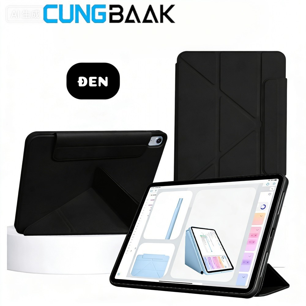 CUNGBAAK Ốp Lưng Cho iPad Air M1 3+Y Chống Rơi iPad 9 7 10 2 Air M1 M2 M3 M4 Mini 6 7 Pro M1 M2 M3 M