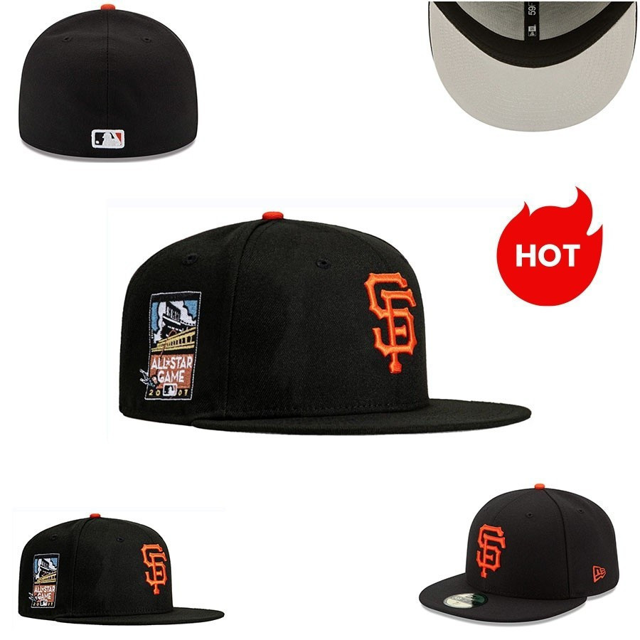 Mũ Snapback Phẳng Logo MLB San Francisco, Phù Hợp Unisex
