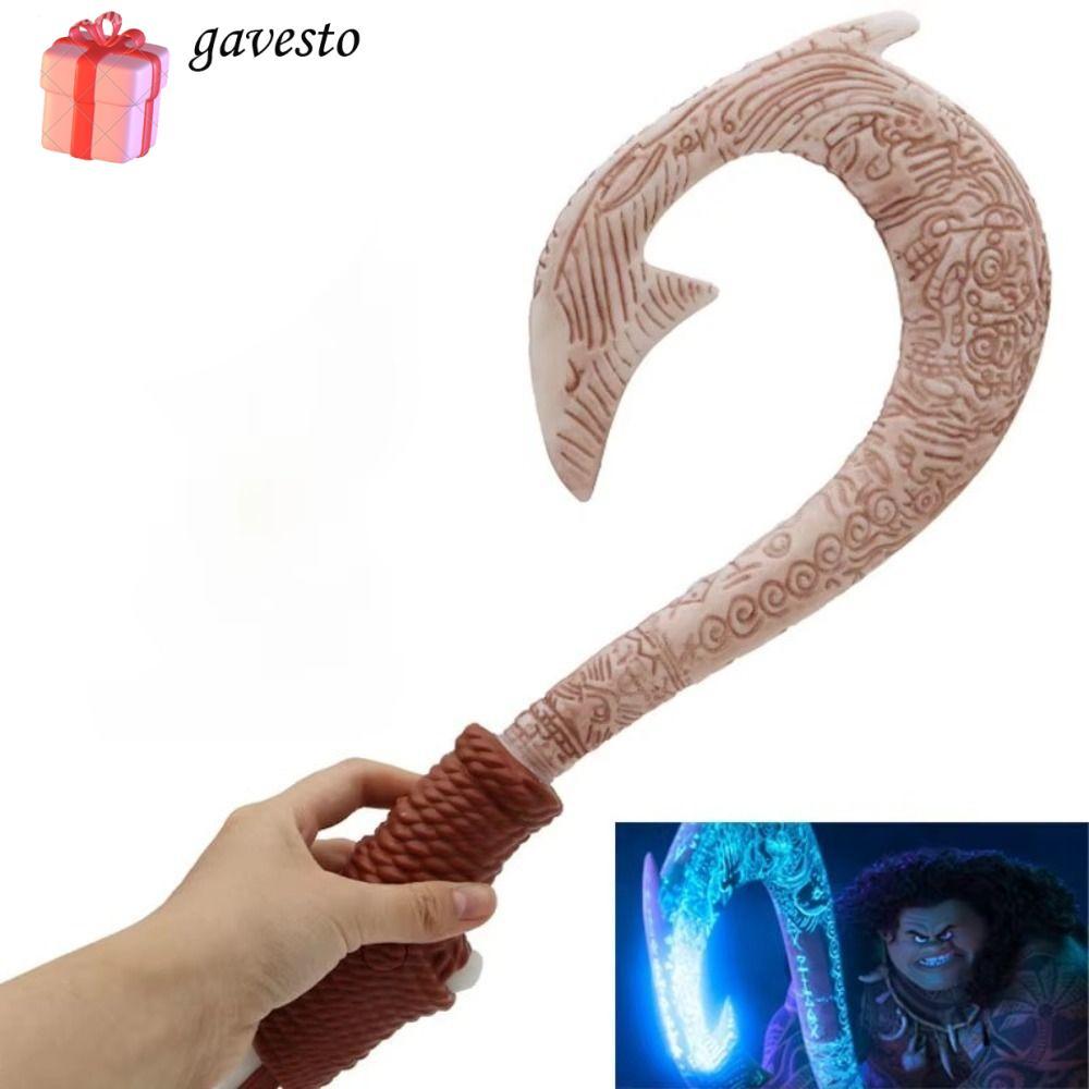 GAVESTO Maui Fish Hook Toy, Cosplay Đạo cụ 42cm Moana 2 Ocean Adventure Toys, Nhập vai Đồ chơi hình 