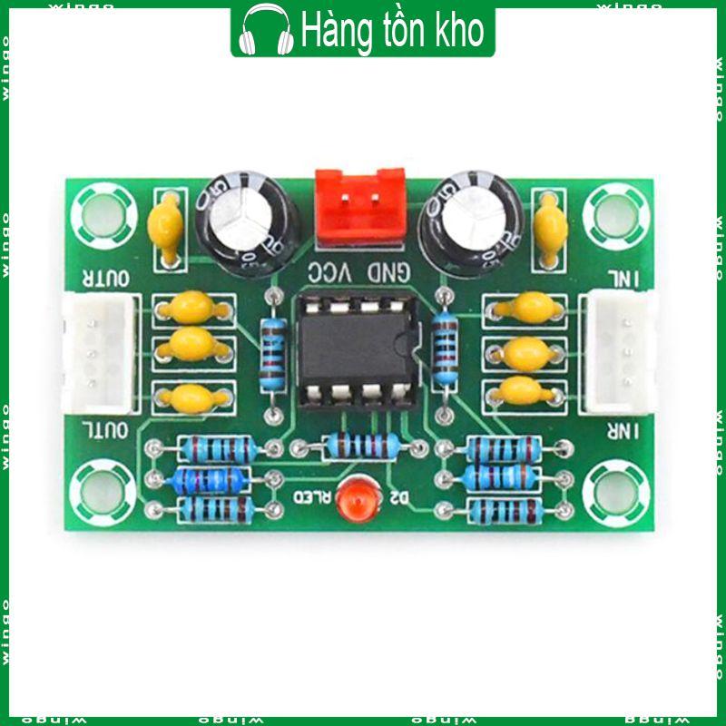 WIN Hoạt Động Preamplifier Board Module NE5532 Khuếch Đại Mặt Trước Bảng Âm Kỹ Thuật Số Bảng Điện Áp