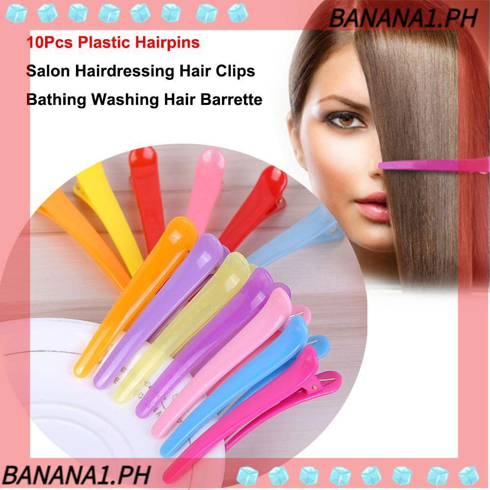 BANANA 10 Chiếc Salon Tạo Kiểu Tóc 10 Chiếc Kẹp Tóc Salon Tóc Phần Kẹp