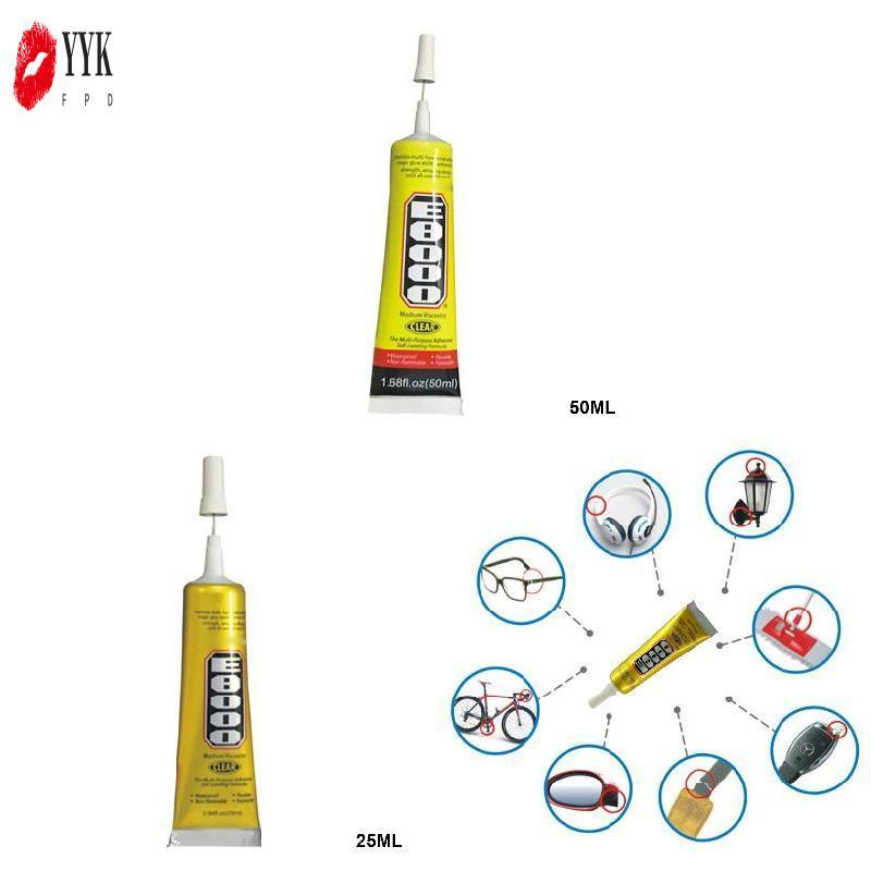 Keo dán keo trong suốt E8000 cho quần áo kim cương viền điện thoại DIY