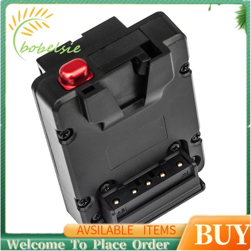 V Gắn V Pin V-Lock Sang NP-F F550 F570 F750 F970 Đen Pin Adapter Tấm D-Tap Cho Màn Hình Đèn LED V-Mo