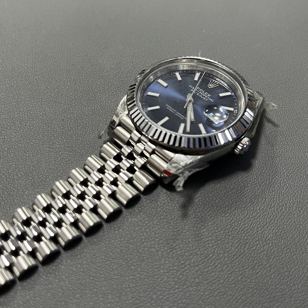 Dây đeo 21mm cho dây đeo Rolex Datejust 41 126334 Vòng đeo tay đồng hồ Jubilee bằng thép bạc