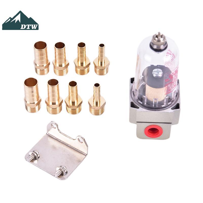 DTW Bộ tách dầu động cơ Catch Tank Can Reservoir Tank Breather Filter Baffled Sports