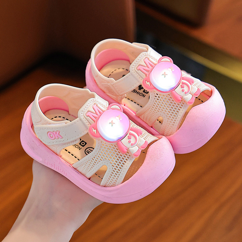 Xăng đan Trẻ Em Mùa Hè Mới Mềm Chống Trơn Trượt Giày Tập Đi 912-1