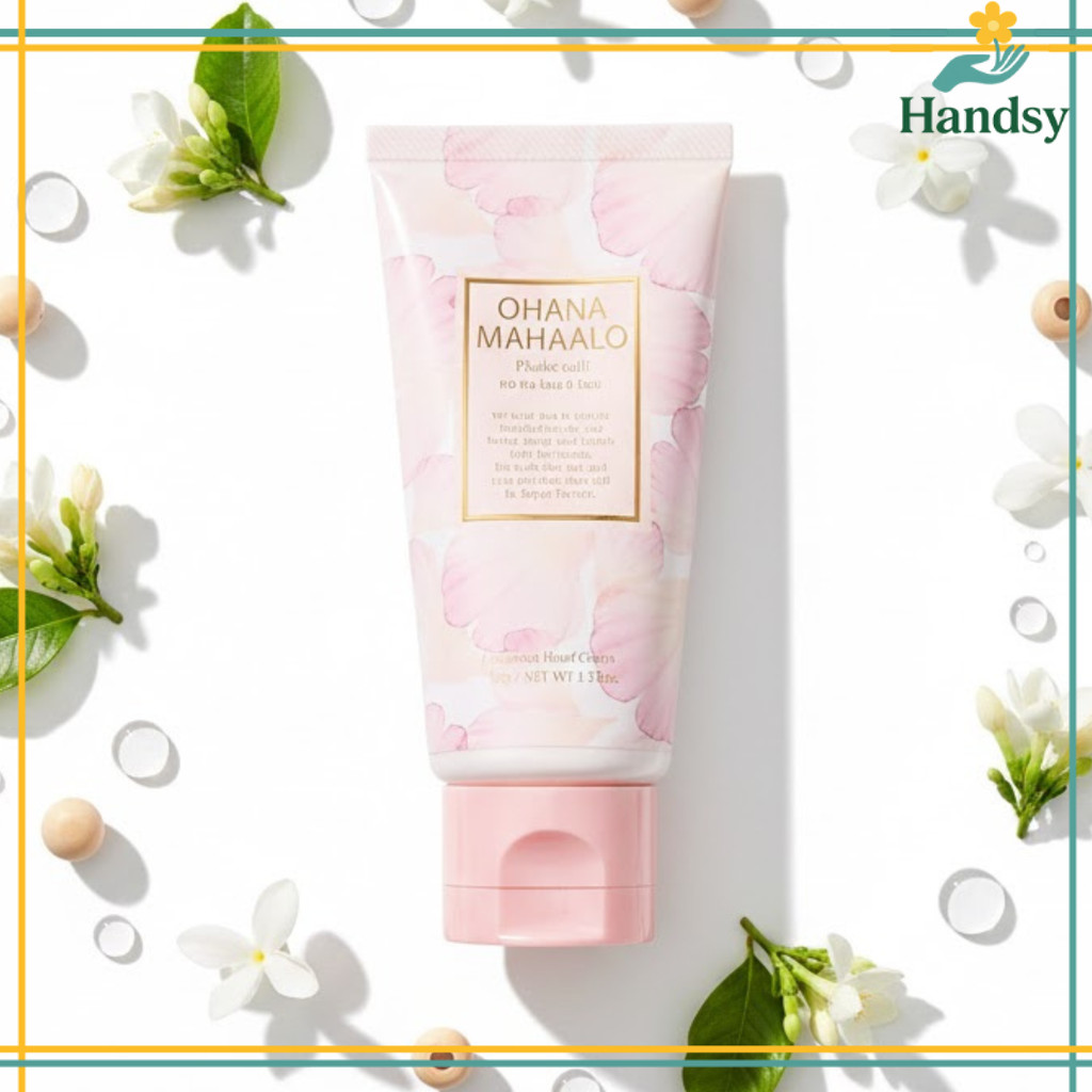 OHANA MAHAALO Fragrance Hand Cream 50g - Pikake Auli'i, Hydrating & Non-Greasy, From Japan