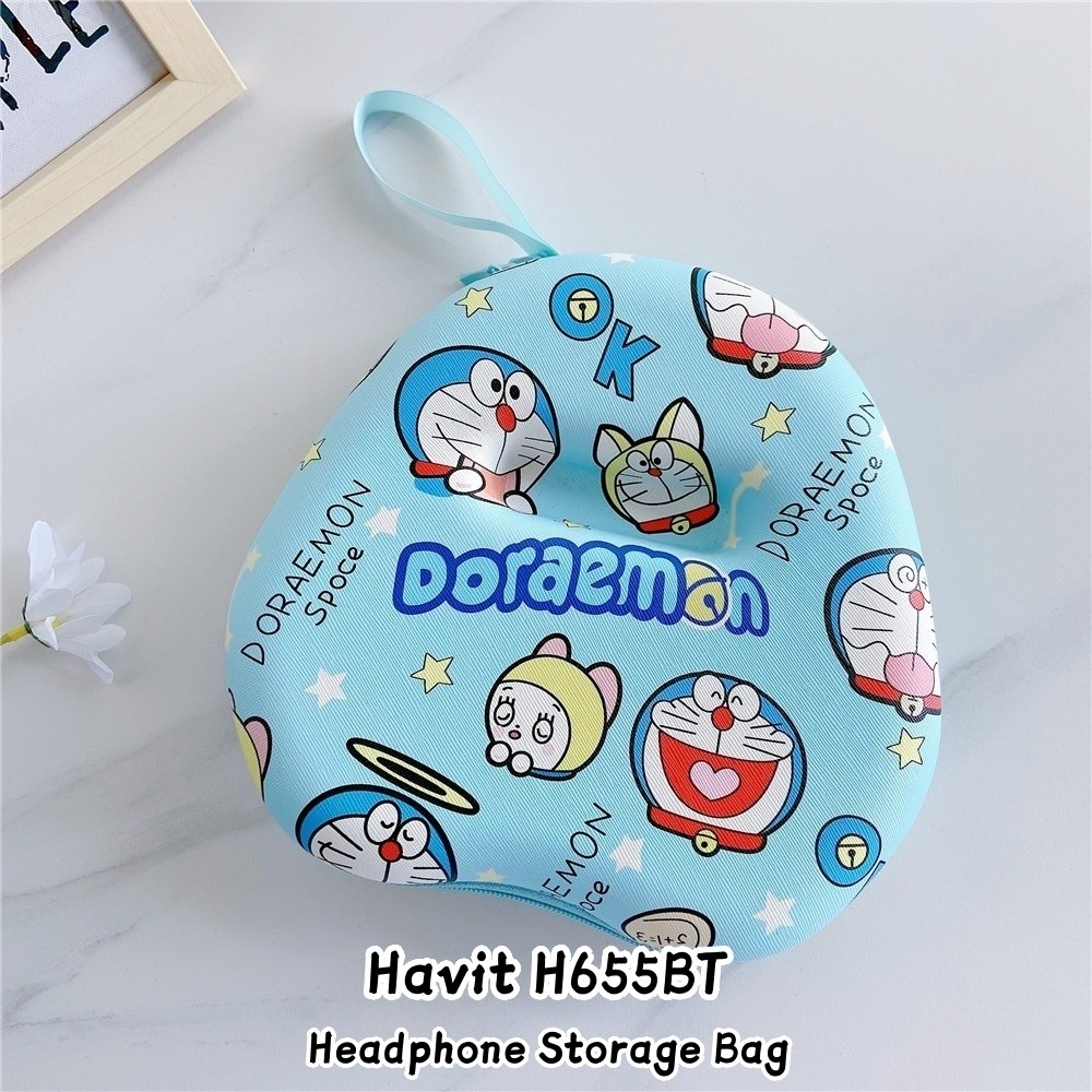 [Giảm giá hấp dẫn] Dành cho hộp đựng tai nghe Havit H655BT Tai nghe hoạt hình dễ thương Túi lưu trữ 
