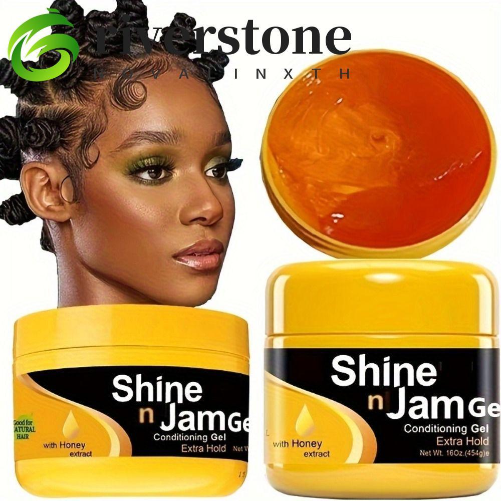 Gel bện điều hòa RIVERSTONE Extra Hold, Kem định hình chống sương mù giữ lâu trôi, Smooths Tames Fri