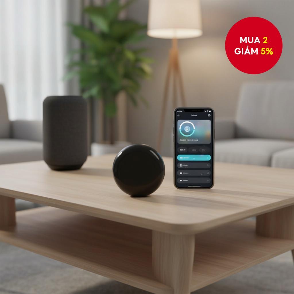 Bộ điều khiển trung tâm SMATRUL WiFi IR Blaster cho Alexa và Tuya Smart Life App