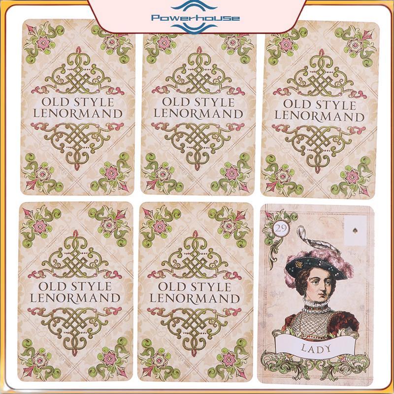 POWER Old Style Lenormand Oracle Card Party Prophecy Bói toán Trò chơi.