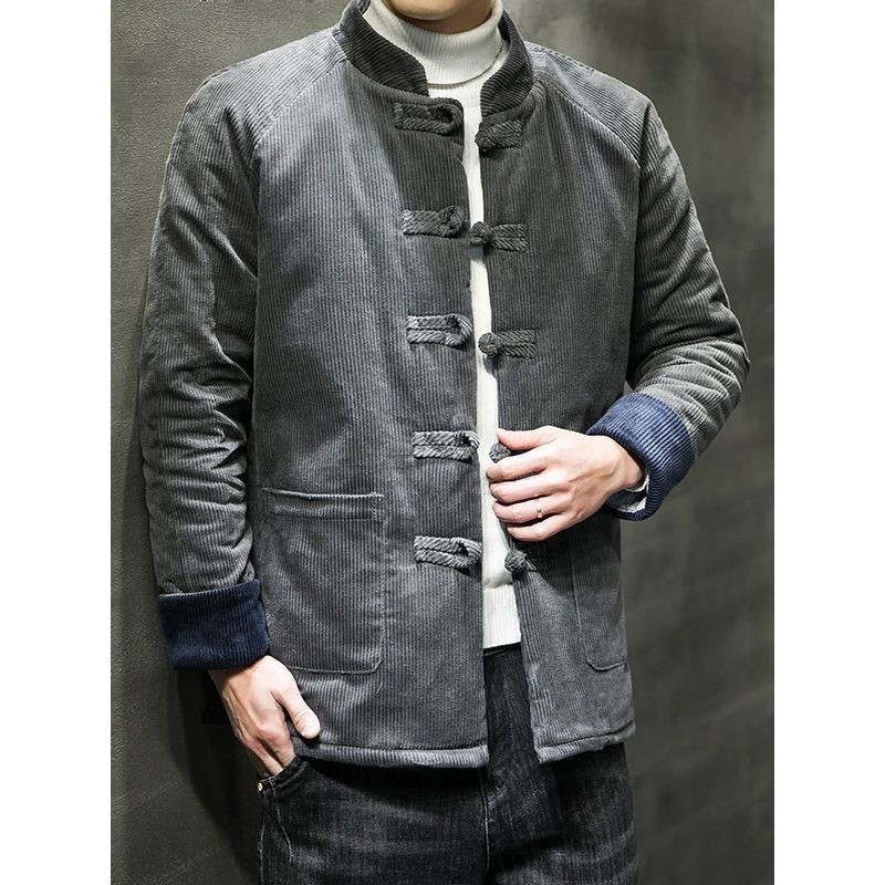 Ao Khoác Dạ Dày Lông Cừu Cho Nam Thanh Niên, Phong Cách Trung Quốc