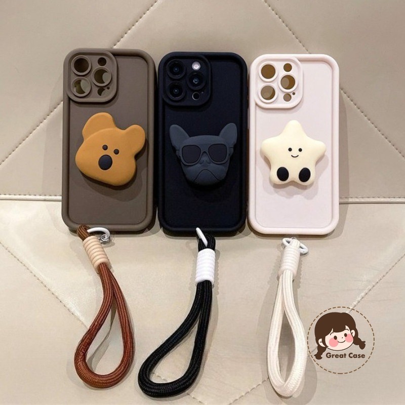 Vỏ Đứng Ngôi Sao Dễ Thương Cho Moto Edge 60 50 Pro Neo Ultra Fusion Stylus G100 Pro G06 G05 G9 Play 