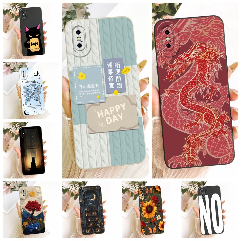 Dành Cho iPhone XS A2098 Dành Cho iPhone X A1902 Ốp Lưng Silicon Thời Trang Sang Trọng Thoáng Mát Ka