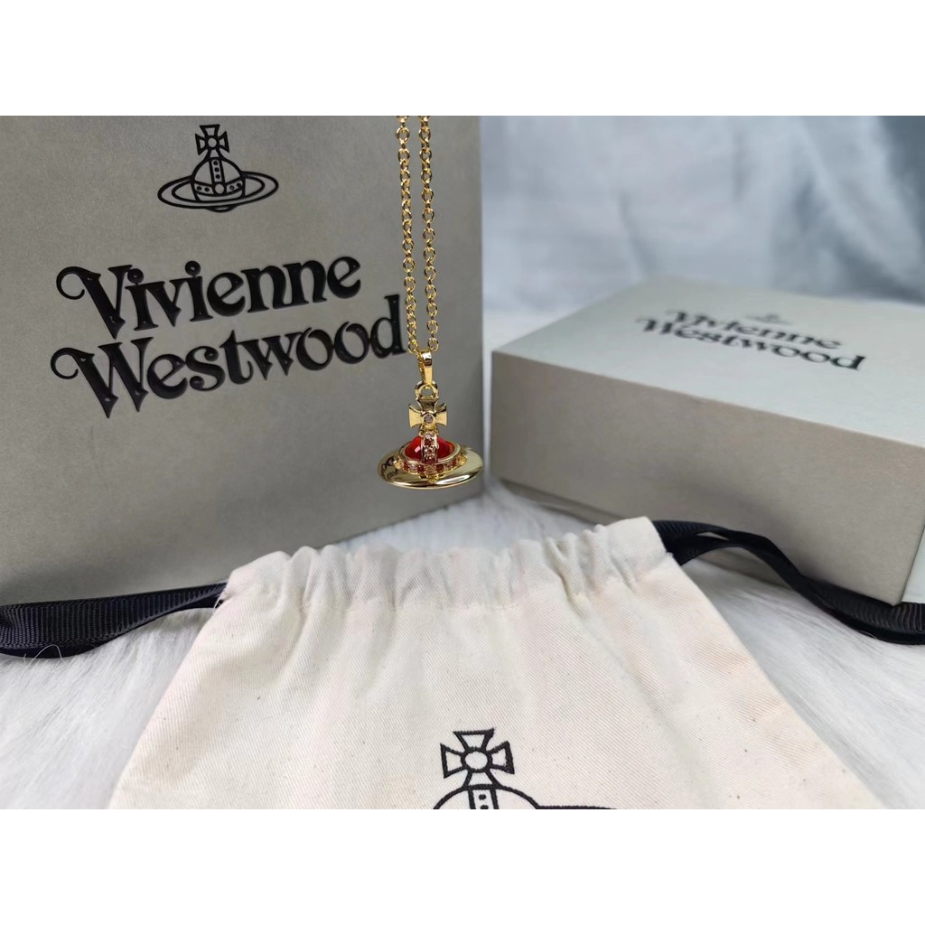 vivienne westwood Real Shot Original Image 3D Saturn High Bead Necklace