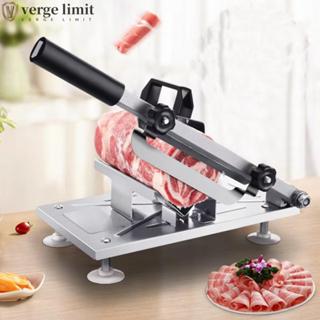 Máy thái thịt VERGE LIMIT, Máy cắt thịt thủ công bằng thép không gỉ, Máy cắt thịt có thể điều chỉnh độ dày thiết kế lò xo Máy cắt lát thực phẩm chống gỉ Doanh nghiệp