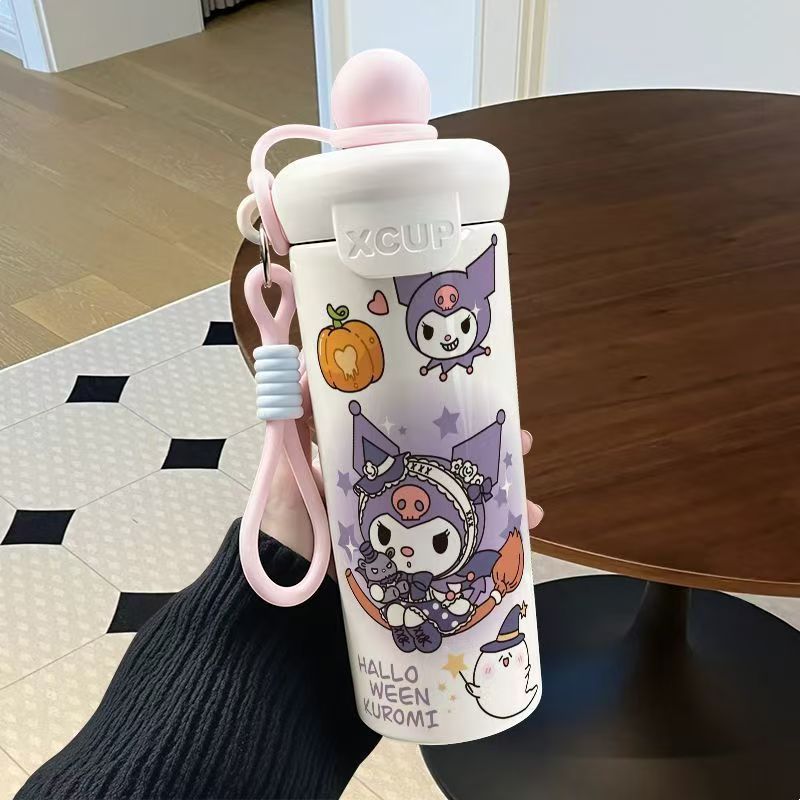 Ly giữ nhiệt hoạt hình My Melody Kuromi cao cấp 316 ly nước cho học sinh ly cà phê