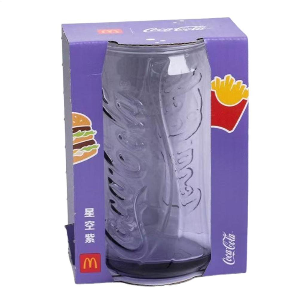 Glass Cups Collectible Glass Drinking Cups Reusable Non-Slip Water Bottle Collectible Colorful Kitch