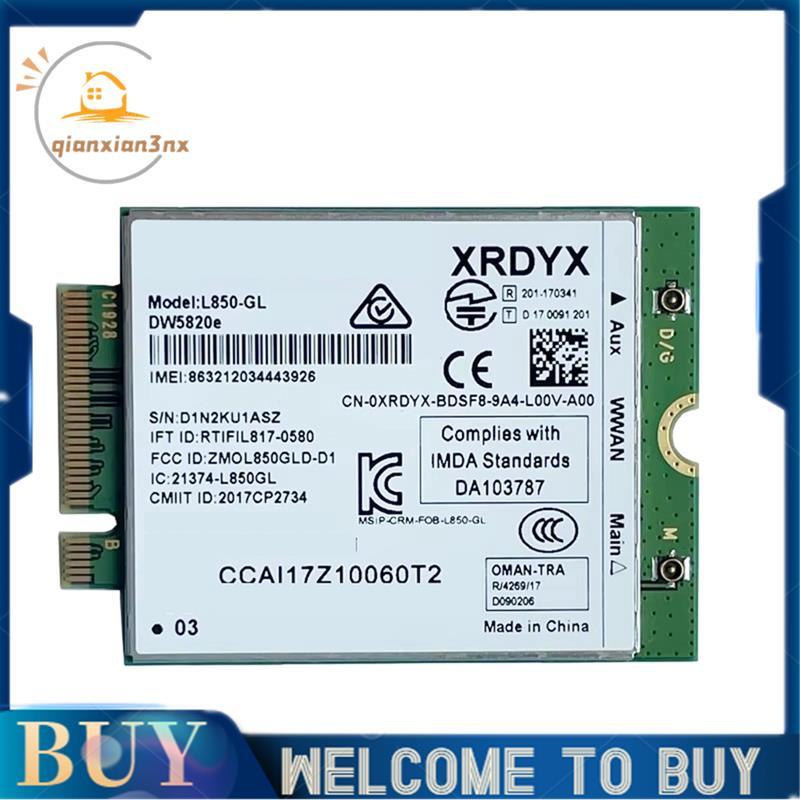 L850- DW5820e XRDYX 4G WWAN Card 4G LTE Module Laptop 3500 5400 5420 7400