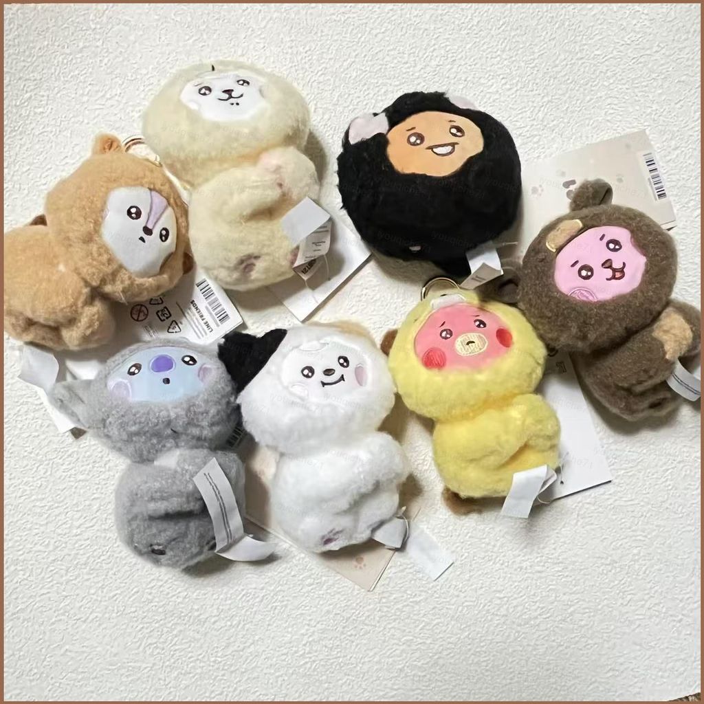 SY BTS BT21 RM KOYA RJ Jin Plushie BABY ZOO Series 2 Túi Móc Khóa Sang Trọng Dễ Thương Quyến Rũ