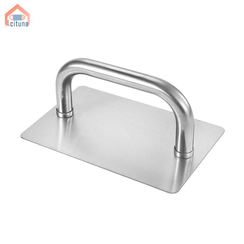 Fondant Smoother Tool có tay cầm Thép không gỉ Nougat Press Cake Flattener để trang trí Sugarcraft