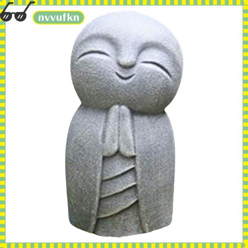 Tượng Jizo Nhỏ Jizo Monks Nụ Cười Phật Cho Sân Nhà Của Bạn Bãi Cỏ Bàn Sân Vườn Trang Trí Ngoài Trời 