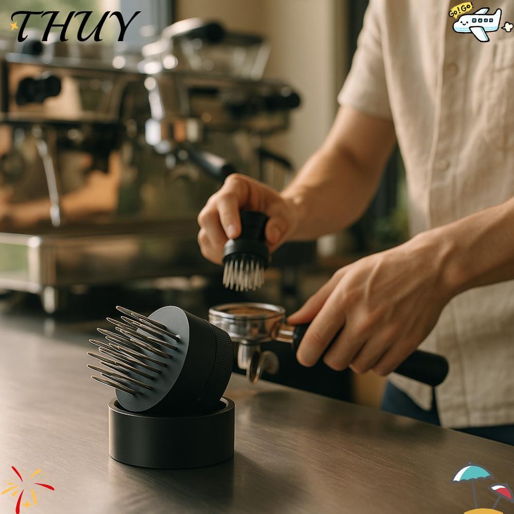 Máy khuấy cà phê THUY, Nhà phân phối kim Espresso 21 kim 51 / 58mm, phổ biến với đế Portafilter WDT 
