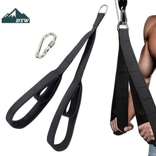 DTW Thể Dục Tricep Dây Kéo Xuống Tập Luyện Tricep Dây Cáp Cắn Ròng Rọc Crunch Kích Hoạt Nhiều Sợi Cơ Bắp Dây Đeo Bicep Thể Thao