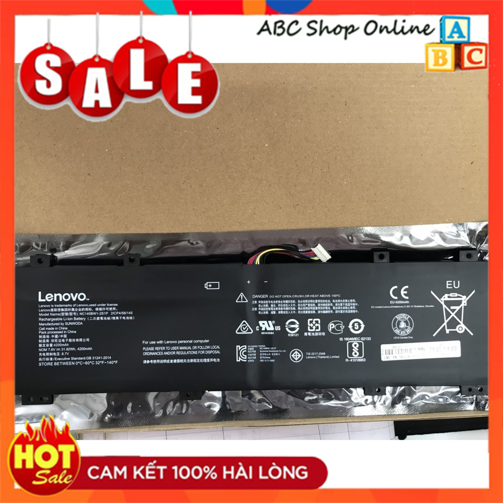 💖 PIN ZIN 💖 Pin Laptop Lenovo IdeaPad 100S-14IBR NC140BW1-2S1P Original