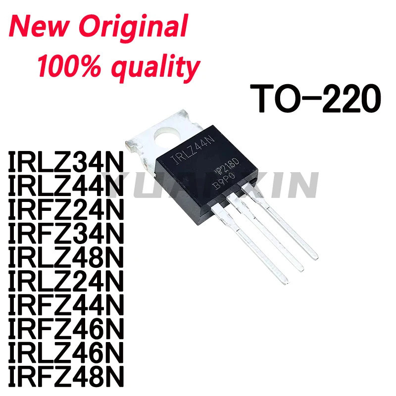 5 Chiếc IRLZ44N IRLZ46N IRFZ34N IRLZ24N IRLZ48N IRFZ44N IRLZ34N IRFZ46N IRFZ48N IRFZ24N TO-220 Hiệu 