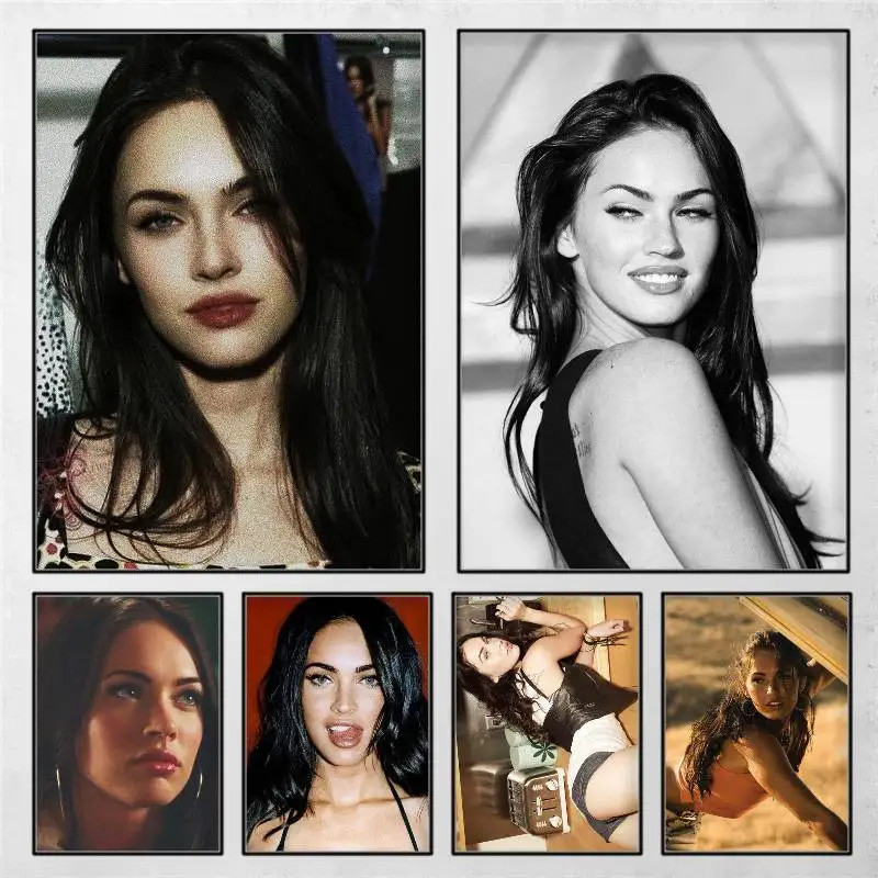 Megan Fox Poster In Hình, Nghệ Thuật Treo Tường Hiện Đại, Phòng Ngủ, Phòng Ăn, Thanh, Cafe, Trang Tr