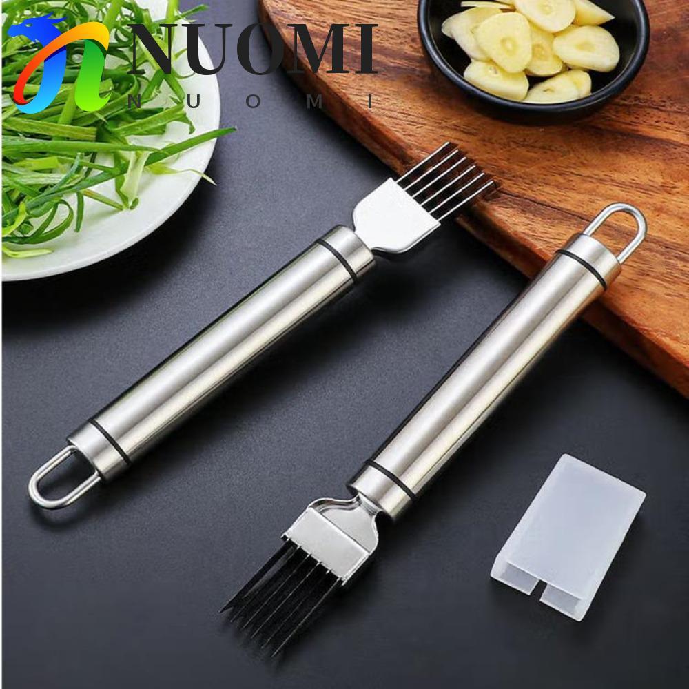  NUOMI Máy Xay Rau Củ NUOMI, Máy Xay Hành Nhiều Lát Tay Cầm Tròn, Máy Thái Inox 304 Cắt Hành
