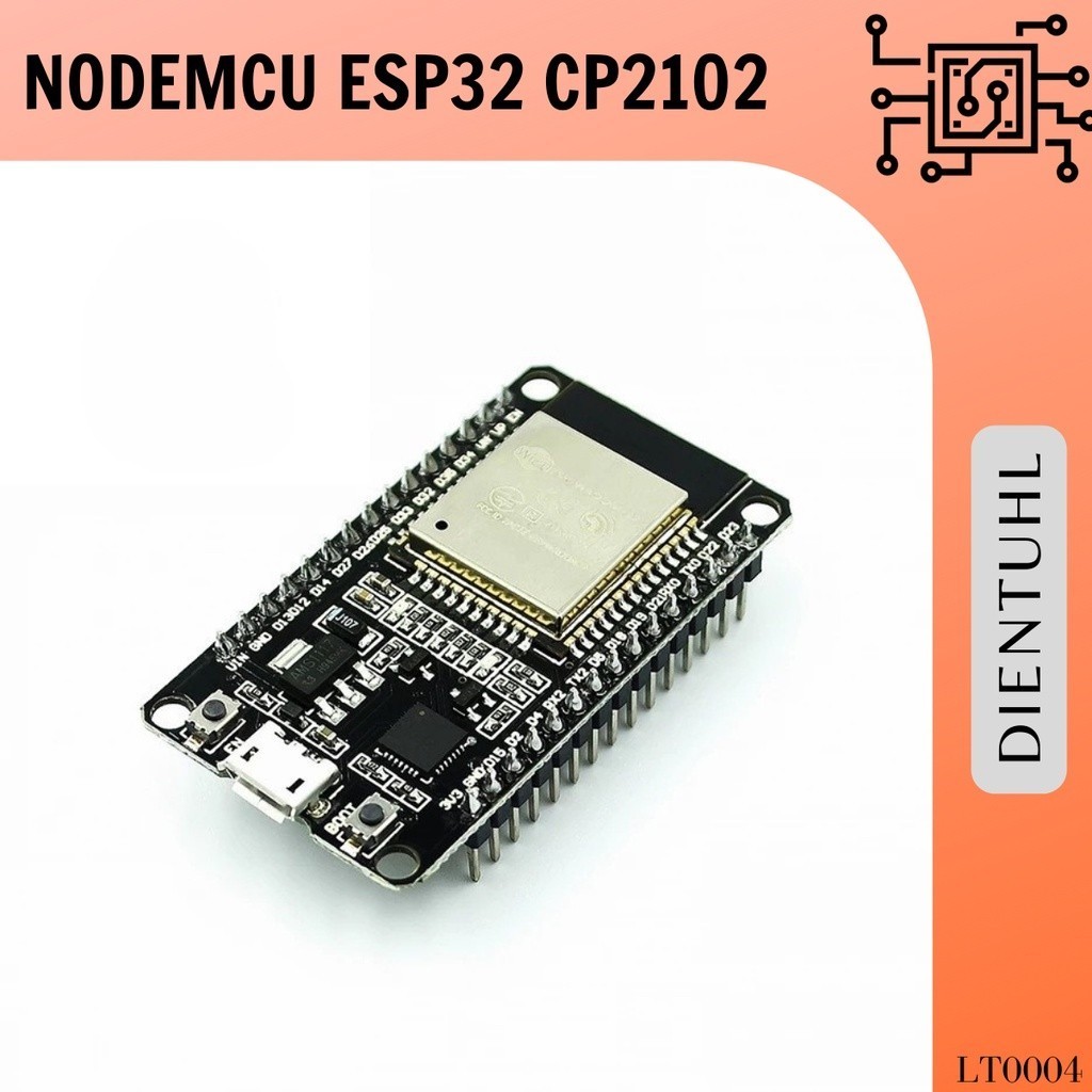Vi điều khiển NodeMCU ESP32 thu phát Wifi BLE chip CP2102