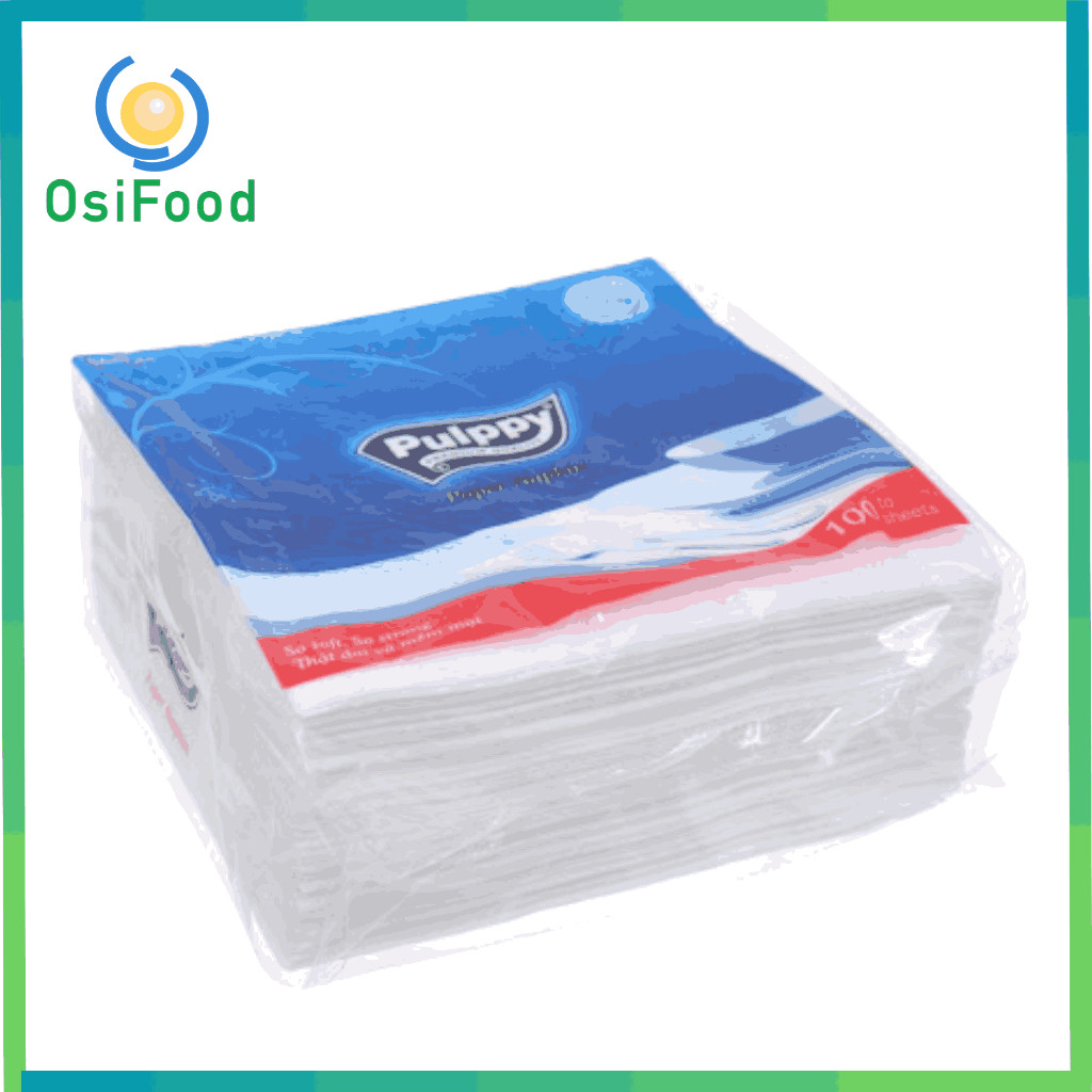Khăn ăn Pulppy classic 33x33 100 tờ