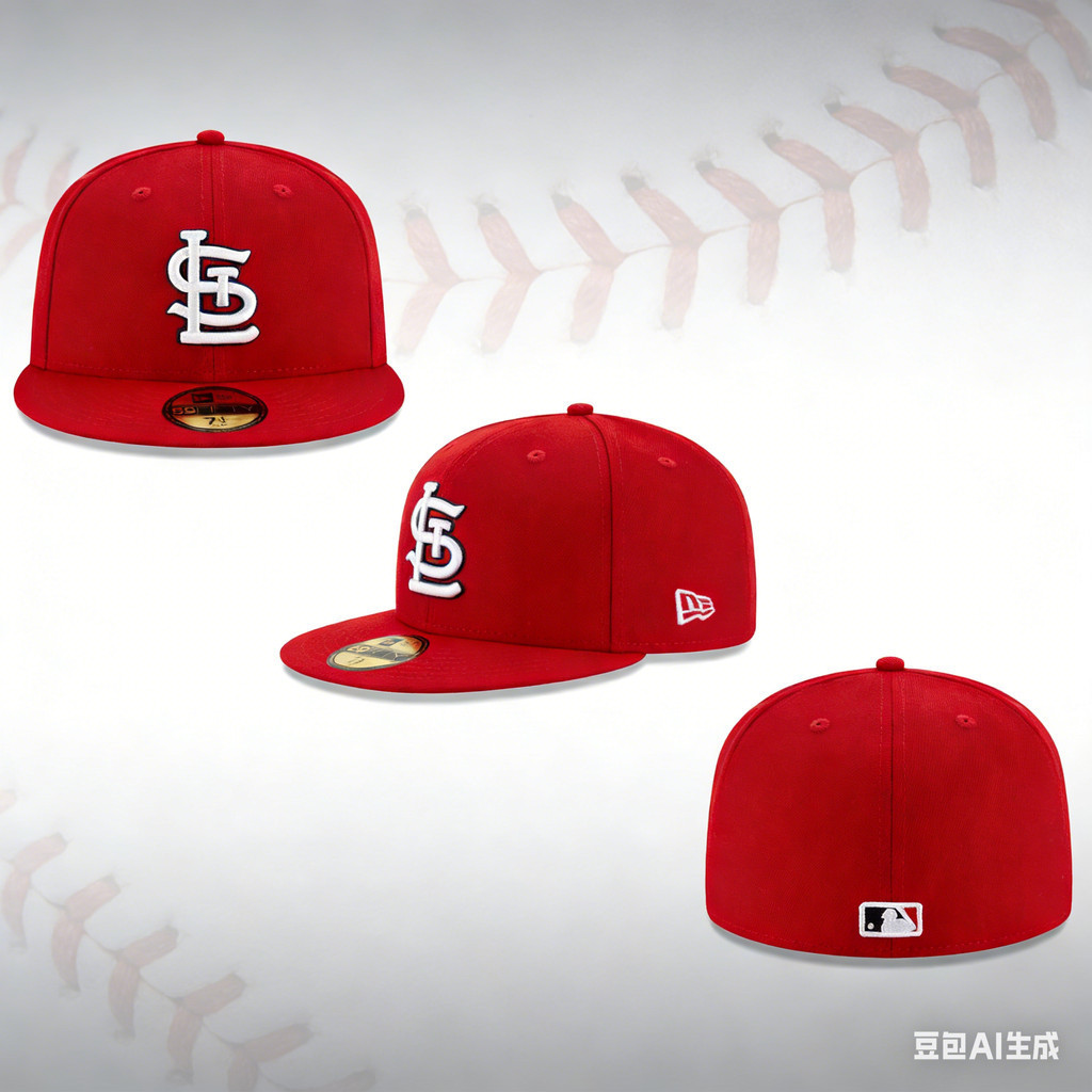 Thánh nam Louis Cardinals New Era Red On-Field Collection 59FIFTY Mũ trang bị AKCS