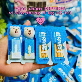 Bánh que chấm Dipping dâu, socola, kem sữa
