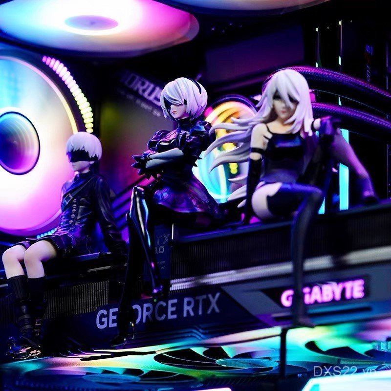 Nier: automata Ver1.1A 2B Yorha No. 2 9S Loại B 9S Cao Cấp Chokonose Nhân Vật Hành Động Đồ Chơi Sưu 