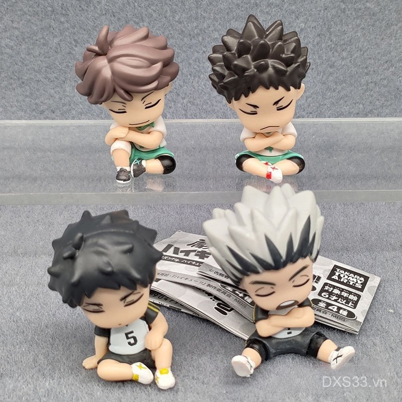 4 Cái / bộ Anime Haikyuu Hình Hinata Shoyo Tobio Kageyama Bokuto Kotaro Akaashi Keiji Oikawa Tooru I